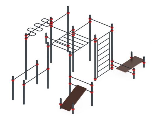 Воркаут Комплекс 15 (89) 7250х5520х2600