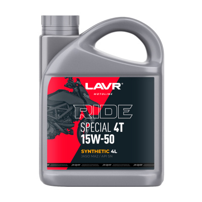 Lavr Ride Special 4Т 15W-50 SN  Motoline, 4л