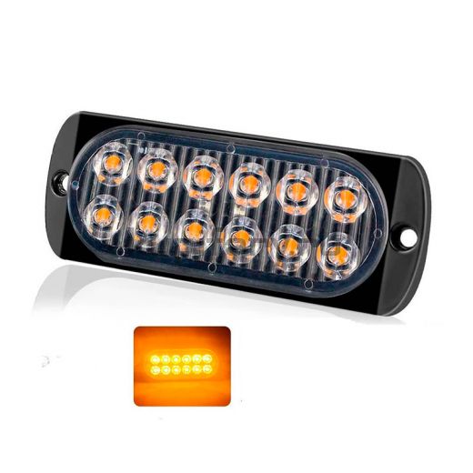 Светодиодный габарит желтый 12-24V GB1577