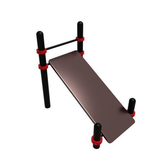 Воркаут Лавка наклонная (108) 1900х910х1500