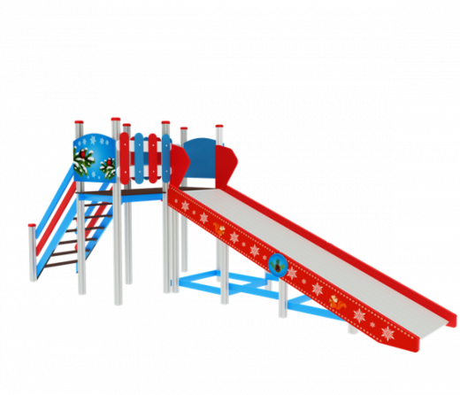 Горка Зима H-1500 6000х2200х2500