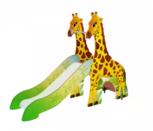 Горка Жираф 750 2280х600х1700