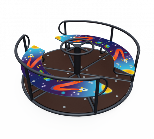 Карусель с рулем 1660х1660х700