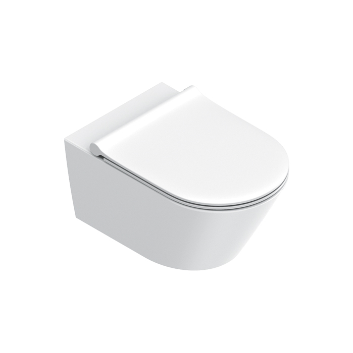 Безободковый подвесной унитаз Catalano Zero 111550001 55х35 см