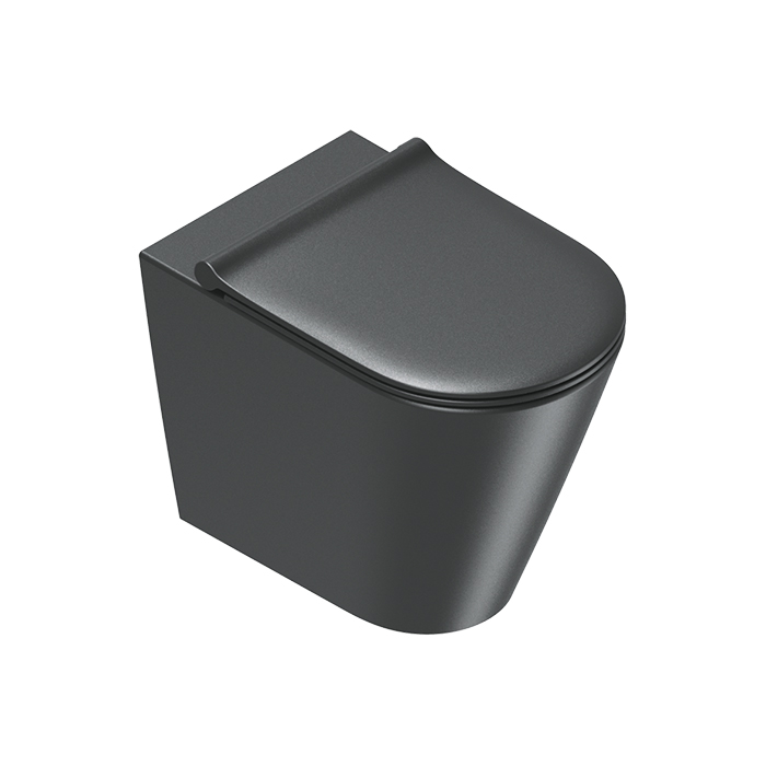 Унитаз напольный Catalano ZERO 55x35 см безободковый универс.слив смыв Tornado покрытие Cataglaze+ без крепежа ФОТО