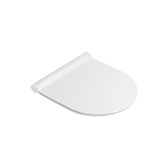 Изображение Cиденье для унитаза Catalano Zero 151200001 с микролифтом тонкое цвет белый глянцевый