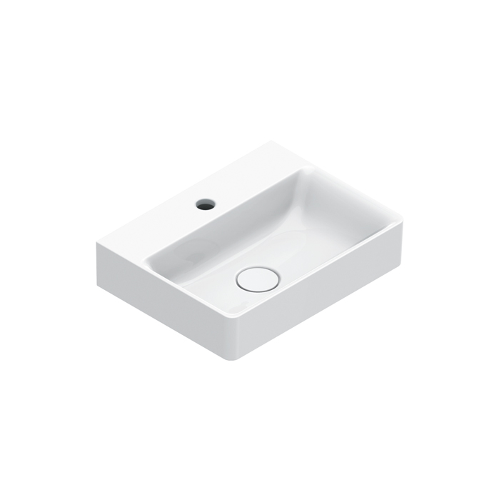 Раковина накладная Catalano GREEN 420450001 45x35 см покрытие Cataglaze+ цвет белый глянцевый ФОТО