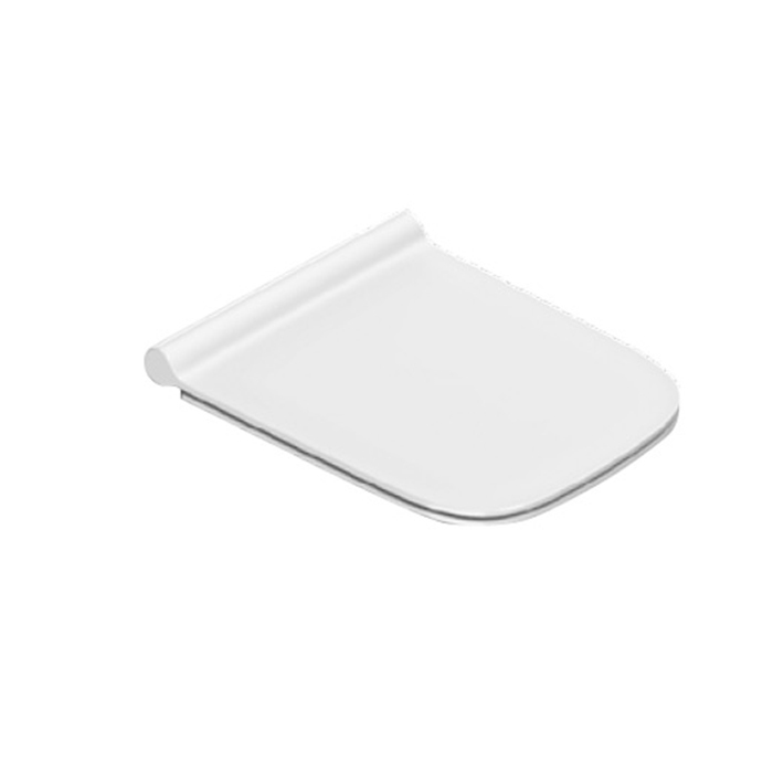 Изображение Сиденье для унитаза Catalano Green 451200001 с микролифтом тонкое цвет белый глянцевый