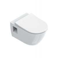 Унитаз подвесной Catalano Sfera 511650001 55x35см безободковый смыв Tornado покрытие Cataglaze+ цвет: белый глянцевый схема 1