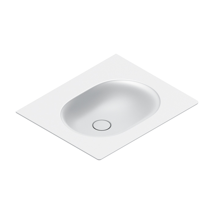 Изображение Раковина Catalano Sfera 520610021 60x50 см без отверстий цвет белый матовый