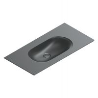 Раковина Catalano Sfera 521010022 100x50 см без отверстий цвет черный матовый схема 1 Раковина Catalano Sfera 521010022 100x50 см без отверстий цвет черный матовый схема 1