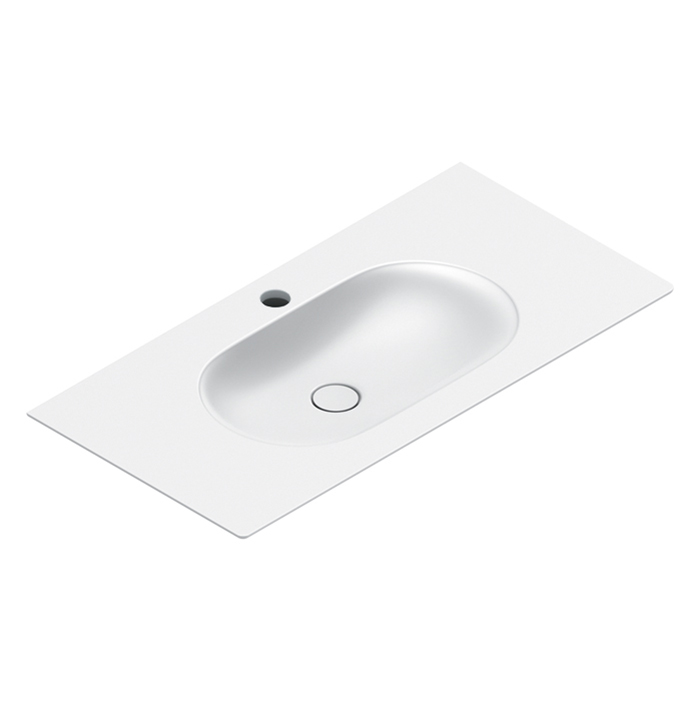 Изображение Раковина Catalano Sfera 521011021 100x50 см с 1 отверстием цвет белый матовый