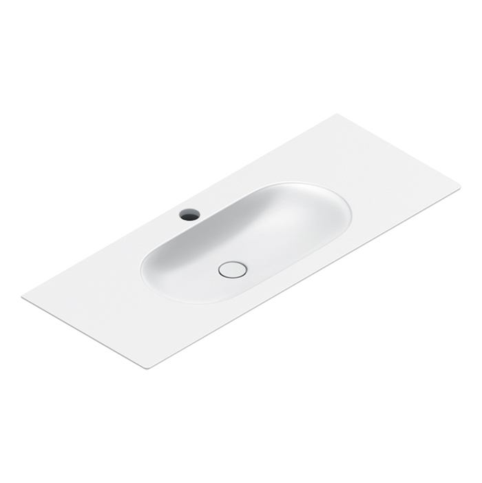 Изображение Раковина Catalano Sfera 521261021 125x50 см с 1 отверстием цвет белый матовый