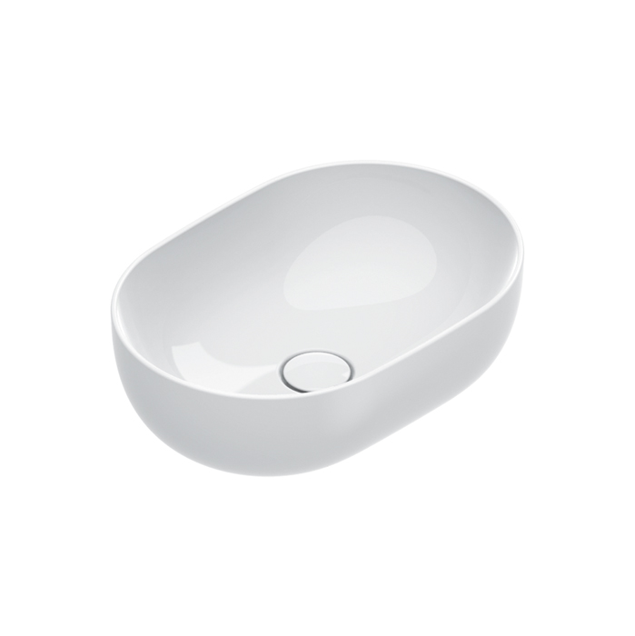 Изображение Раковина накладная Catalano SFERA 522500001 50x35 h16 без отв. под смеситель покрытие Cataglaze+