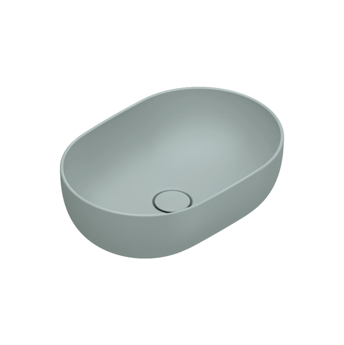 Раковина накладная Catalano SFERA 522500001 50x35 h16 без отв. под смеситель покрытие Cataglaze+ ФОТО