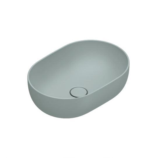 Раковина накладная Catalano SFERA 522500001 50x35 h16 без отв. под смеситель покрытие Cataglaze+ схема 5