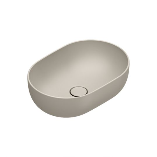 Раковина накладная Catalano SFERA 522500001 50x35 h16 без отв. под смеситель покрытие Cataglaze+ схема 6