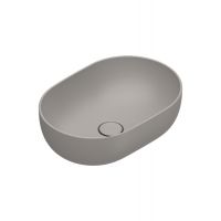 Раковина накладная Catalano SFERA 522500001 50x35 h16 без отв. под смеситель покрытие Cataglaze+ схема 9