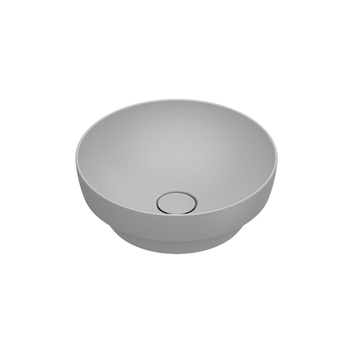 Изображение Раковина Catalano Sfera 524400023 40 см встраиваемая без отверстий цвет Cemento Satinato