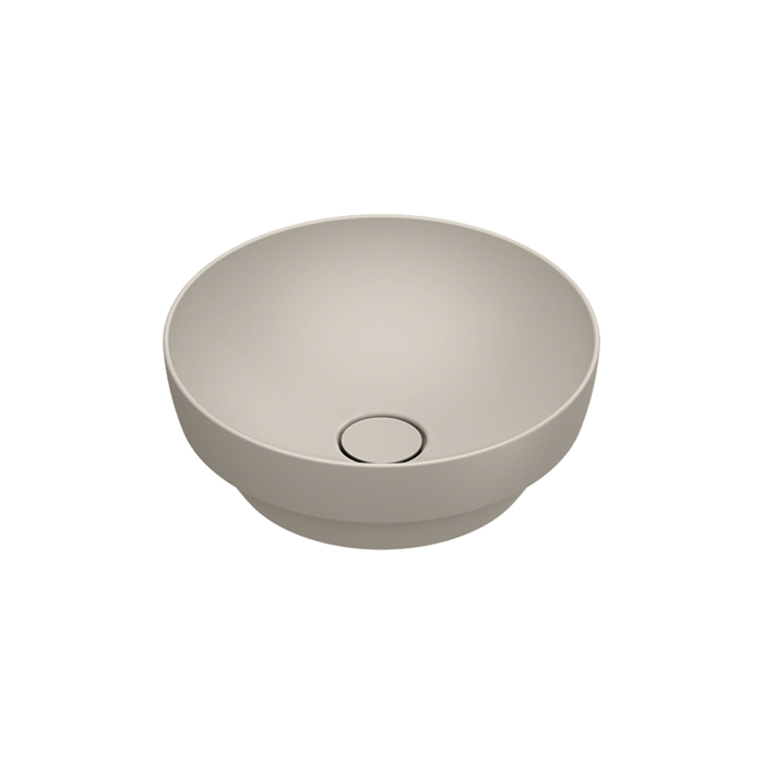 Изображение Раковина Catalano Sfera 524400029 40 см встраиваемая без отверстий цвет Sabbia Satinato