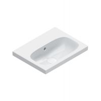 Раковина встраиваемая или подвесная Catalano Alvea 620450001 45x35 см покрытие Cataglaze+ цвет белый глянцевый схема 1