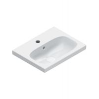 Раковина встраиваемая или подвесная Catalano Alvea 620450001 45x35 см покрытие Cataglaze+ цвет белый глянцевый схема 2