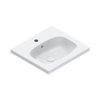 Раковина встраиваемая/подвесная Catalano Alvea 620500001 50x46 см покрытие Cataglaze+ цвет белый глянцевый схема 2 Раковина встраиваемая/подвесная Catalano Alvea 620500001 50x46 см покрытие Cataglaze+ цвет белый глянцевый схема 2