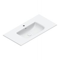 Раковина подвесная Catalano Italy 100x50 см покрытие Cataglaze+ цвет белый глянцевый схема 2