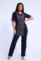 Костюм с брюками 346 [темно-синий]