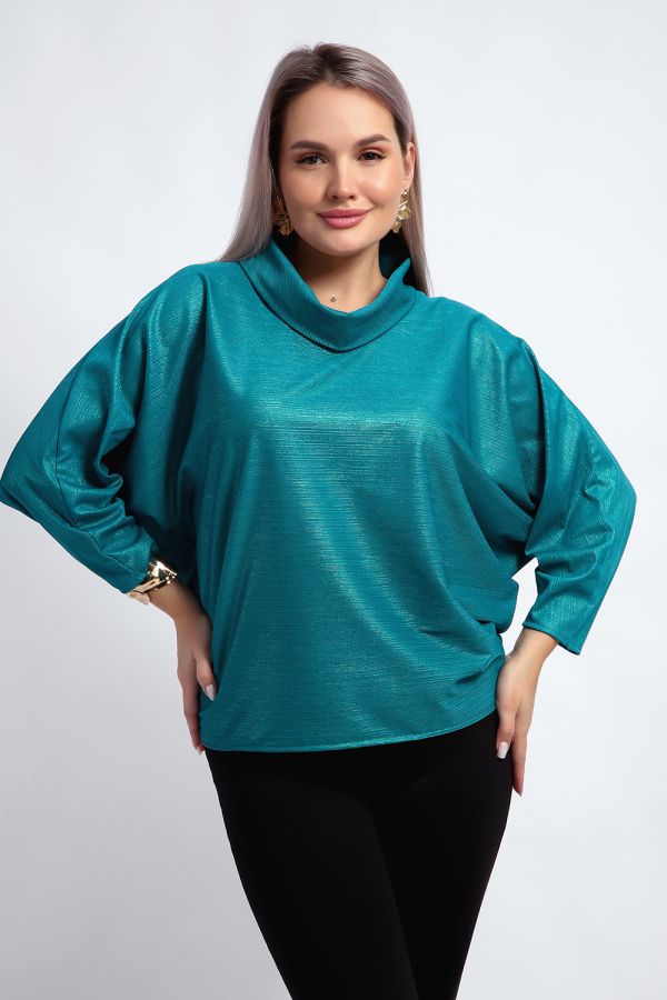 Блузка 32738 [изумруд]