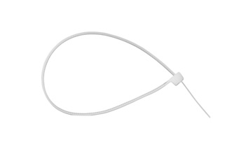 Хомут-стяжка 250х3,6 Фанлайт, нейлоновая, белая (100шт/уп)