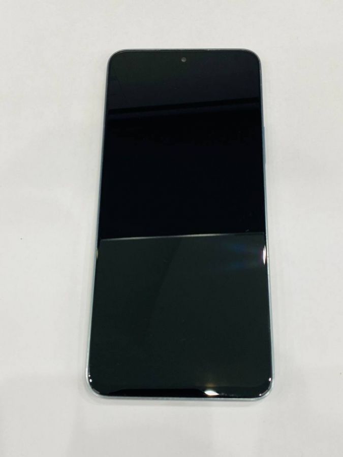 HONOR X8A дисплей оригинал с разбора в рамке с отпечатком пальца белый (мелкие потёртости)