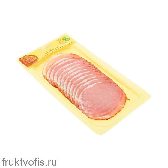 Балык (нарезка) Свиной сырокопченый (вак/уп) 100г «Иней»