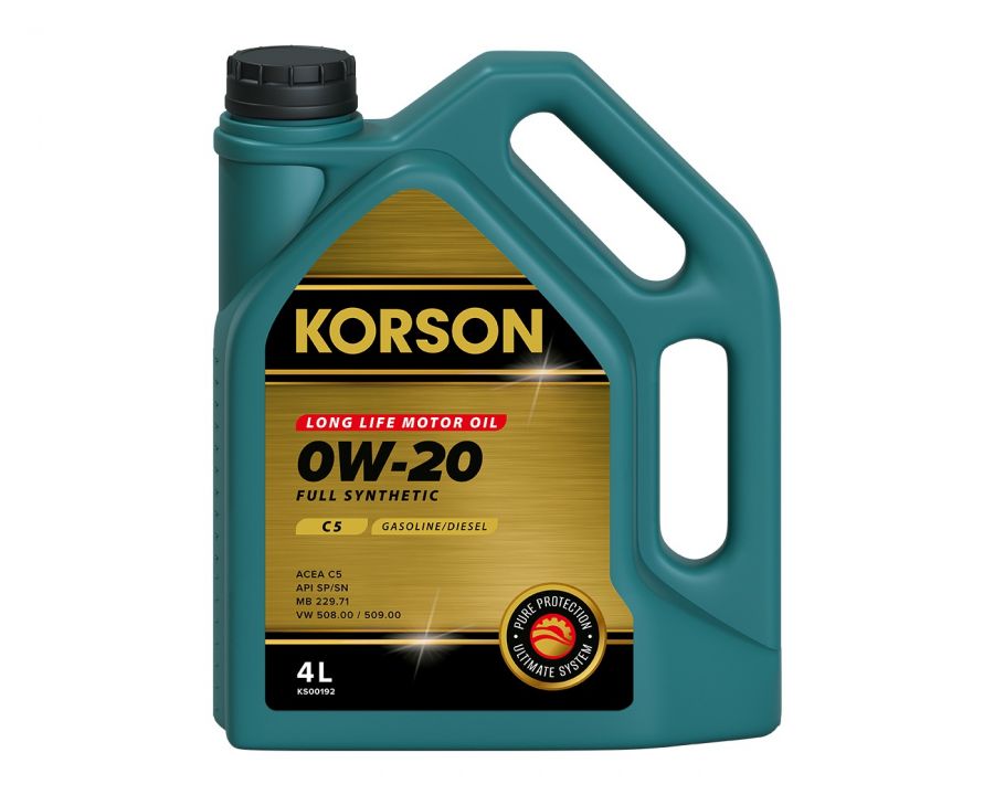 Korson Full Synthetic 0W⁠-⁠20 C5, 4л