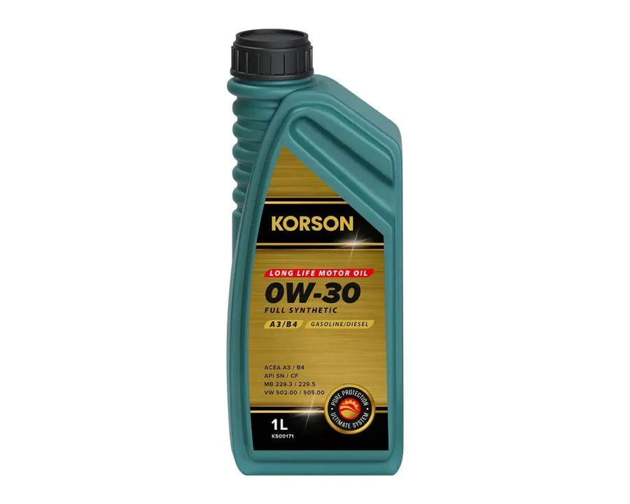 Korson Full Synthetic 0W⁠-⁠30 A3/B4, 1л