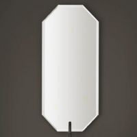 Зеркало VITAGE Milldue edition CRYSTAL 49х110х3 см со скошенным краем схема 1