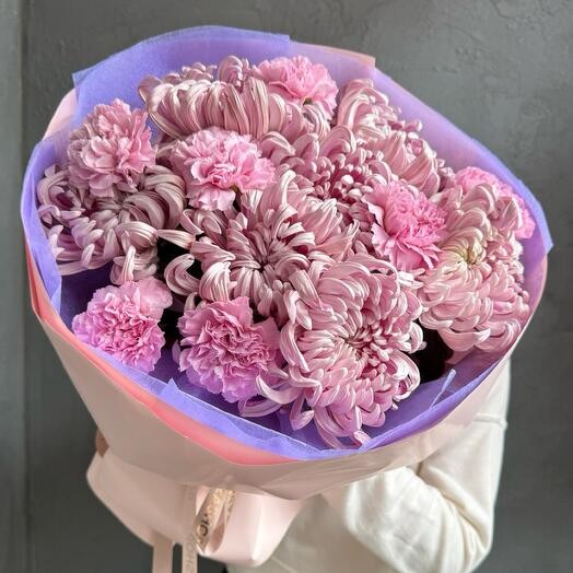 Букет "Розовый зефир"