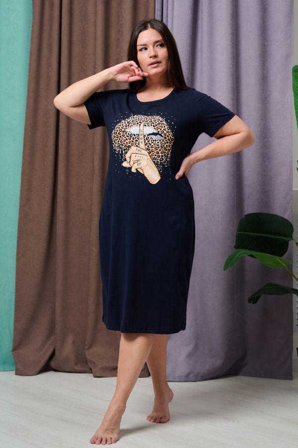 8508 Туника женская [темно-синий]