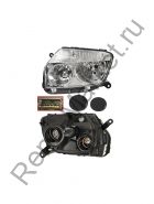 Фара левая под корректор хром Renault Duster 10-