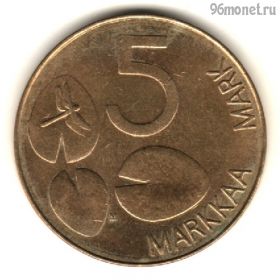 Финляндия 5 марок 1993 M