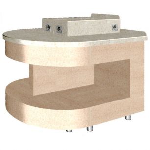 Стол нейтральный полукруглый "Эдем"