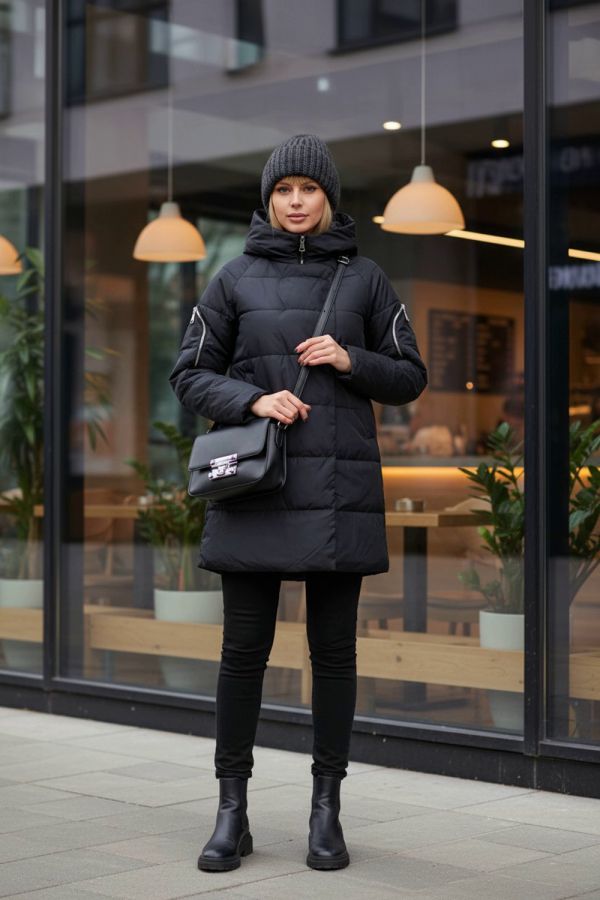 Демисезонная куртка ДемиКарман, арт. Н15 [черный]