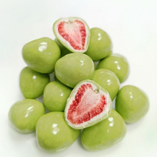 Клубника "ЛАЙМBERRY" в белом шоколаде Клубника "ЛАЙМBERRY" в белом шоколаде