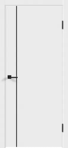 Дверь эмаль Velldoris FLAT M1, молдинг черный, кромка черная Дверь эмаль Velldoris FLAT M1, молдинг черный, кромка черная