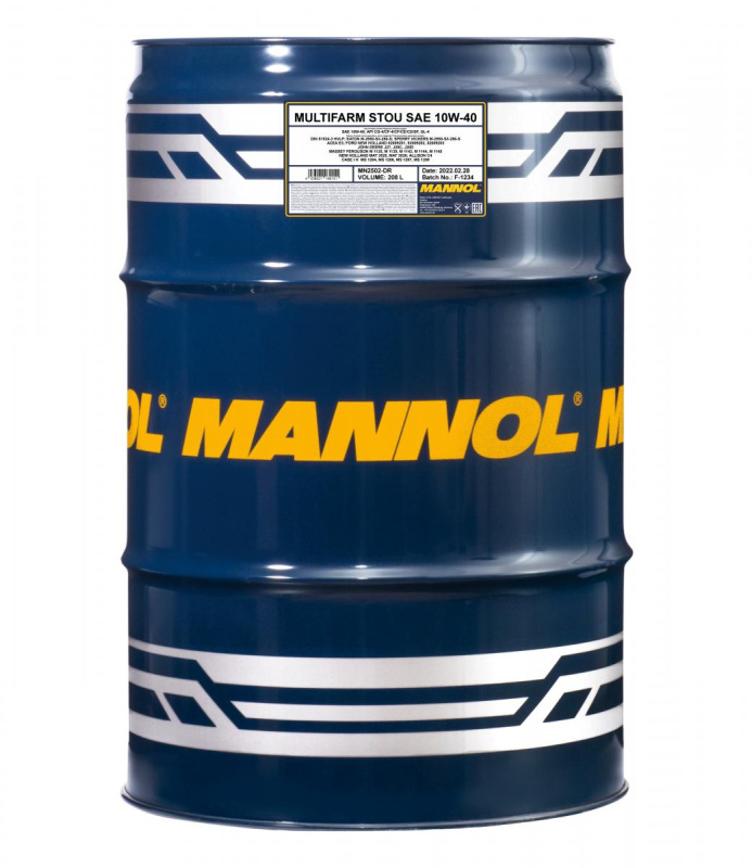 Mannol MULTIFARM STOU 10W-40, 208л