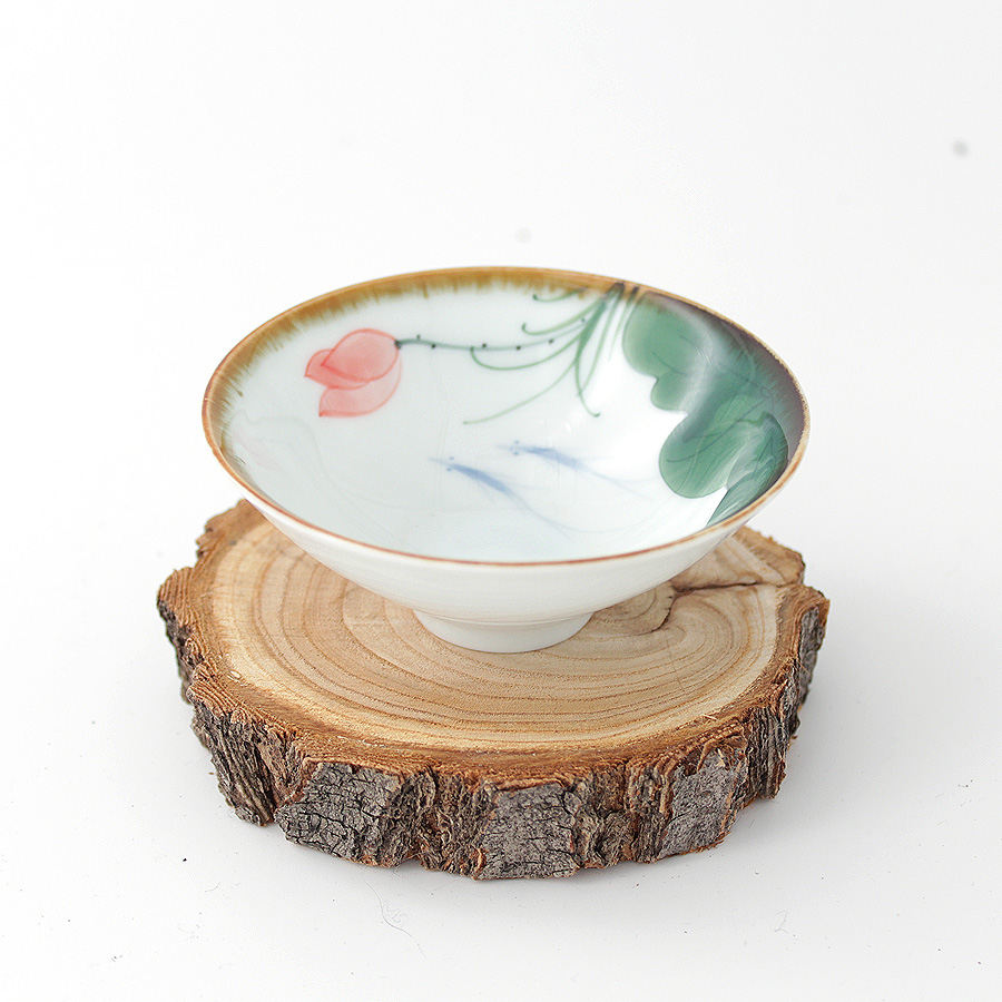 Чашка "Лотос и рыбки" №3, 70 мл Чашка "Лотос и рыбки" №3, 70 мл