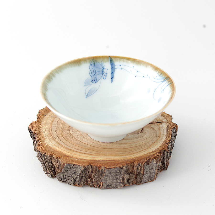 Чашка "Лотос и рыбки" №5, 70 мл