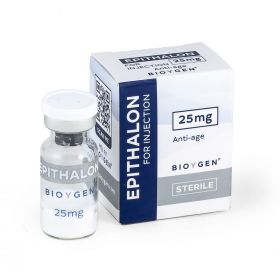 Эпиталон (EPITHALON) 25 мг. Bioygen. Цена за 1 флакон.