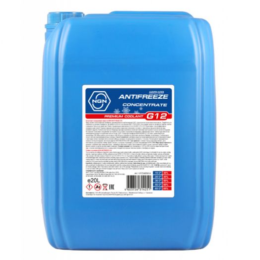 NGN Antifreeze G12 Concentrate, 20л