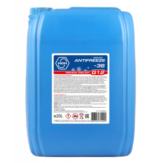 NGN Antifreeze G12 Concentrate -36, 20л